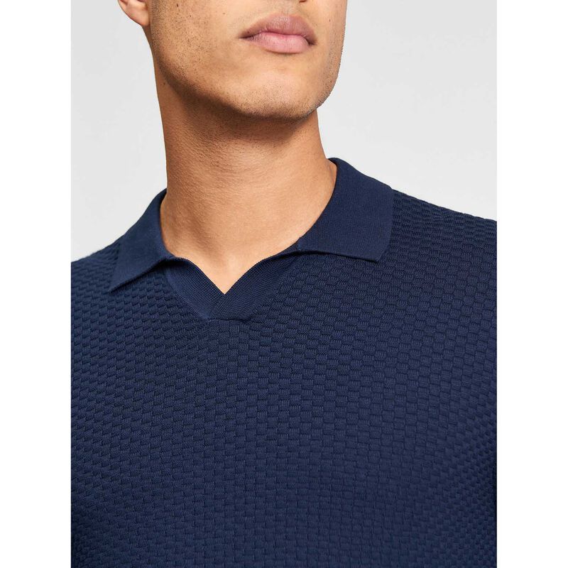 Ben Sherman Texture Open Neck Polo image number 2